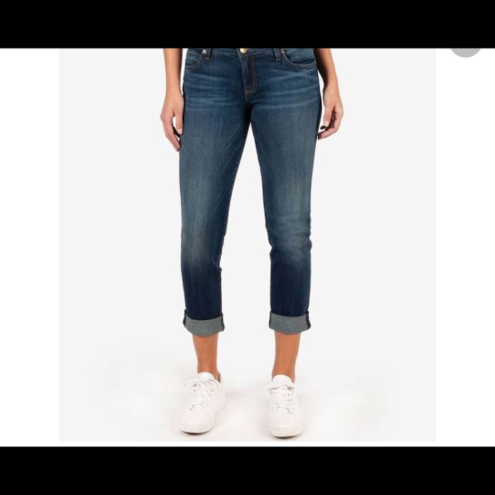 KUT from the Kloth Catherine Boyfriend Jeans sz 10